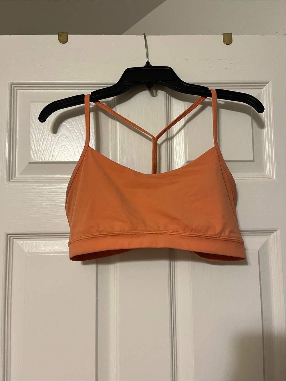 lululemon athletica Flow Y Orange Strappy Light Support Bra